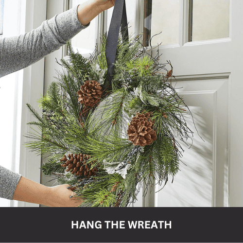 Hang the wreath