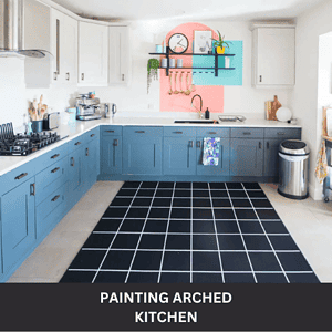 Painting arched kitchen