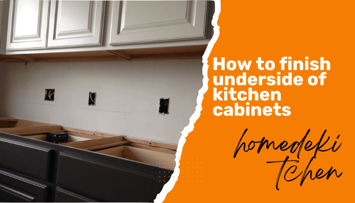 How To Finish Underside Of Kitchen Cabinets