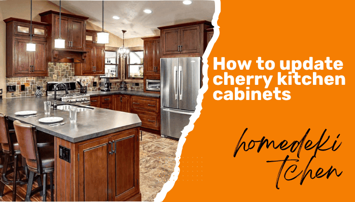 How To Update Cherry Kitchen Cabinets